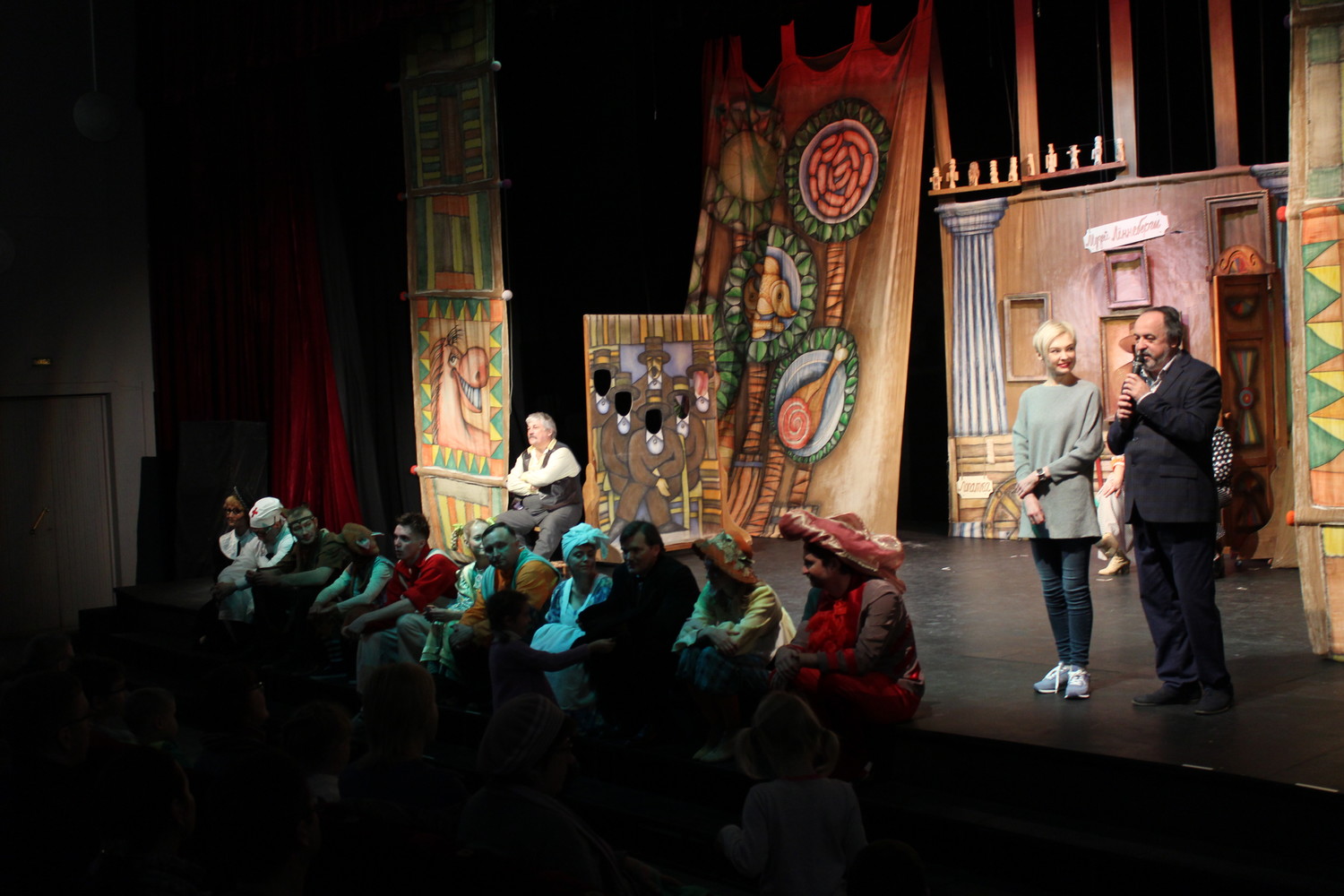 C большим успехом прошли гастроли Театра юного зрителя города Заречного