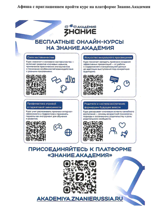 О бесплатных онлайн курсах на знание.академия